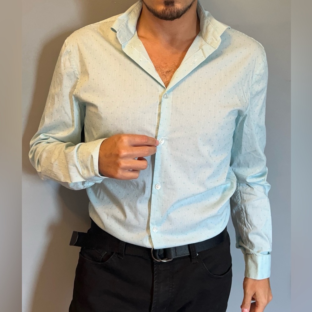 Calvin Klein Mint Casual Dress Shirt